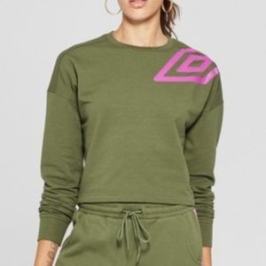 Umbro Women's Logo Dolman Crew Sweatshirt -